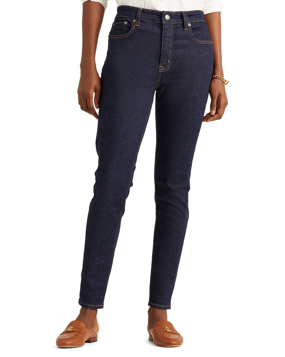 Lauren By Ralph Lauren Jeans Lauren by Ralph Lauren Rinse Wash High-Rise Skinny Ankle Jean