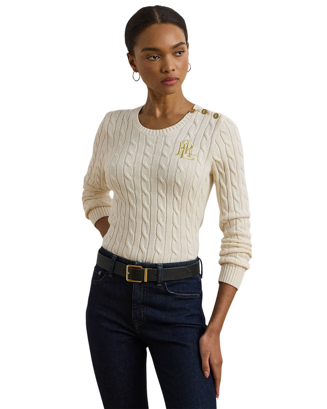 Lauren by Ralph Lauren Jumpers Lauren by Ralph Lauren Cream Montiva Jumper