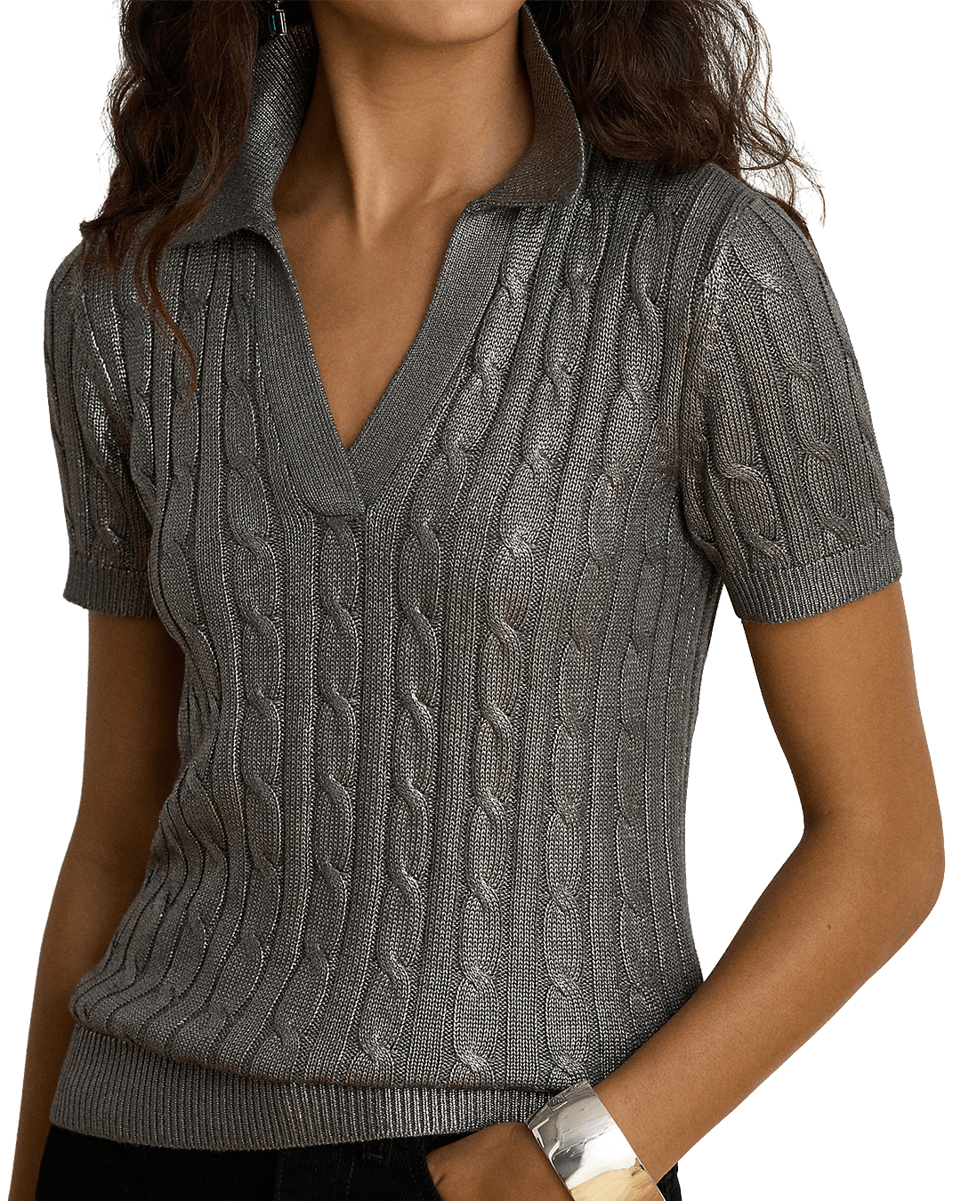 Lauren By Ralph Lauren Jumpers Lauren by Ralph Lauren Grey Pullover Sweater
