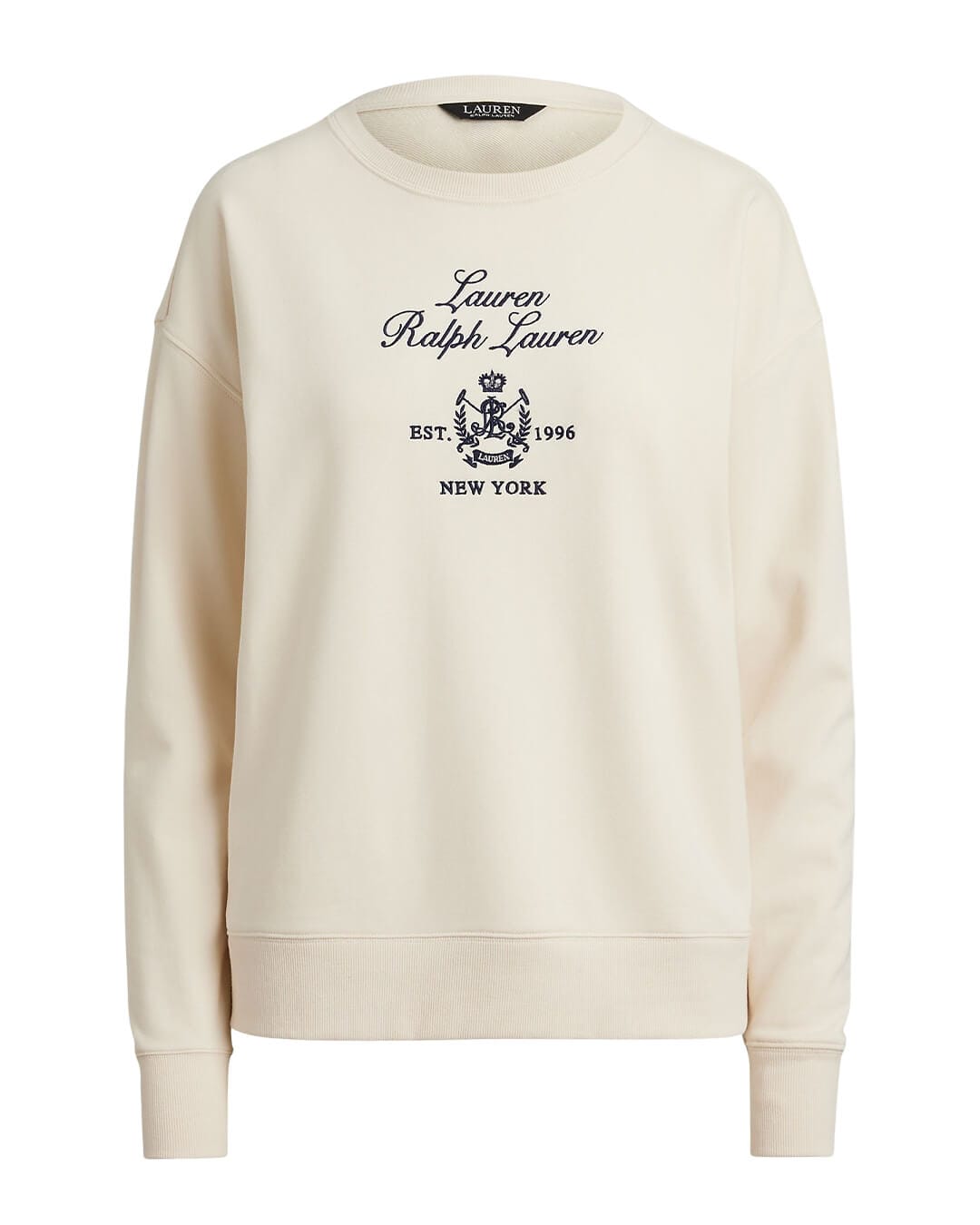 Lauren By Ralph Lauren Jumpers Lauren By Ralph Lauren Kappy Ls Sweatshirt White Jumper