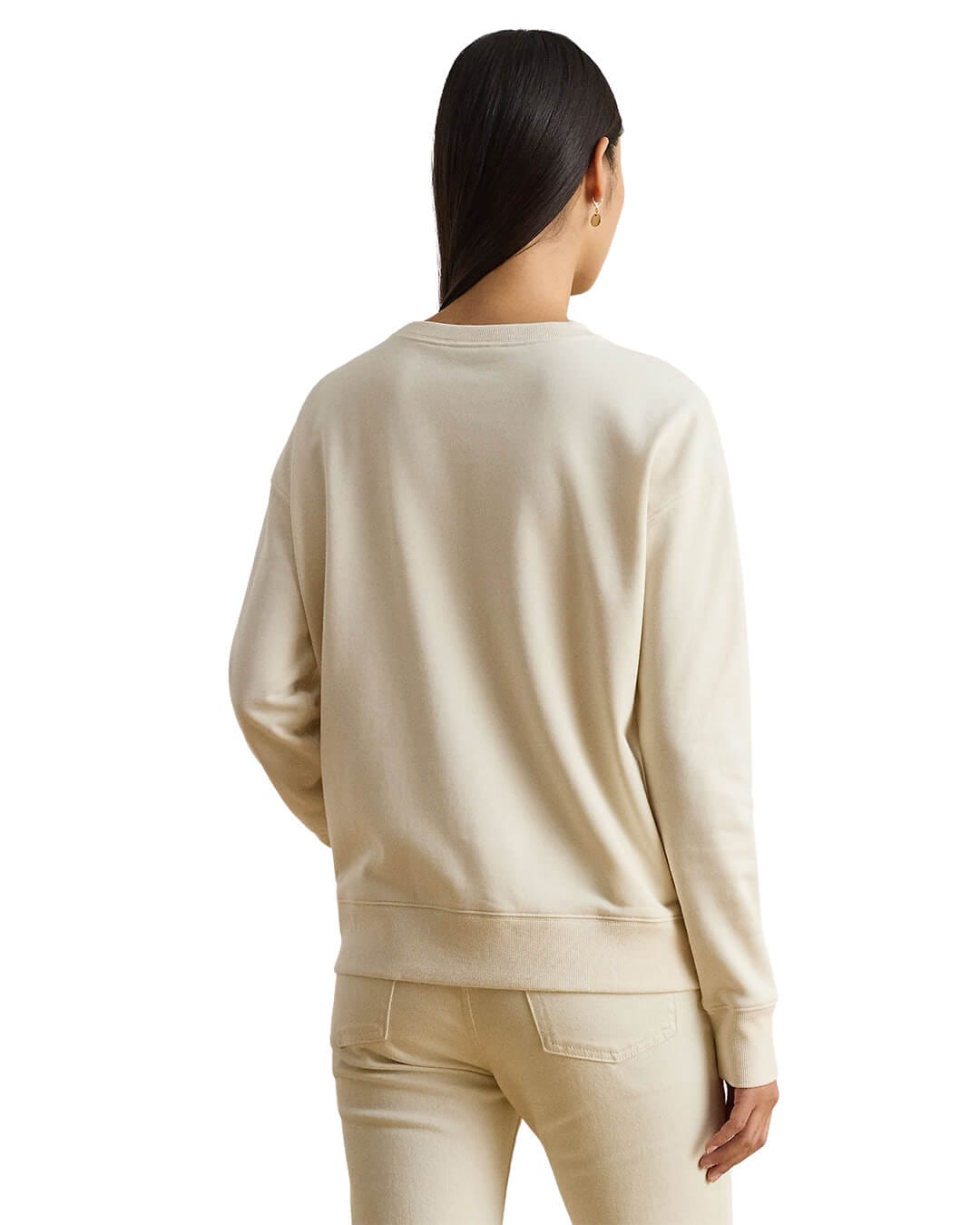 Lauren By Ralph Lauren Jumpers Lauren By Ralph Lauren Kappy Ls Sweatshirt White Jumper