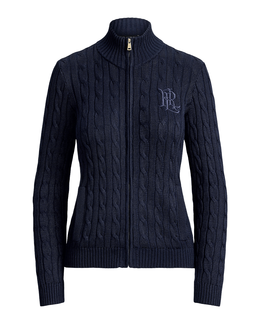 Lauren By Ralph Lauren Jumpers Lauren by Ralph Lauren Navy Full-Zip Sweater