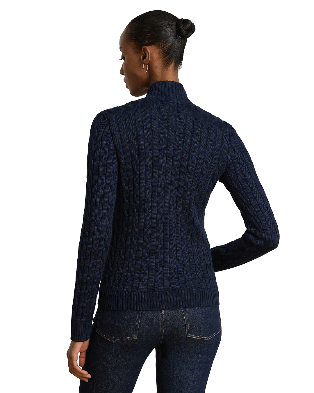 Lauren By Ralph Lauren Jumpers Lauren by Ralph Lauren Navy Full-Zip Sweater
