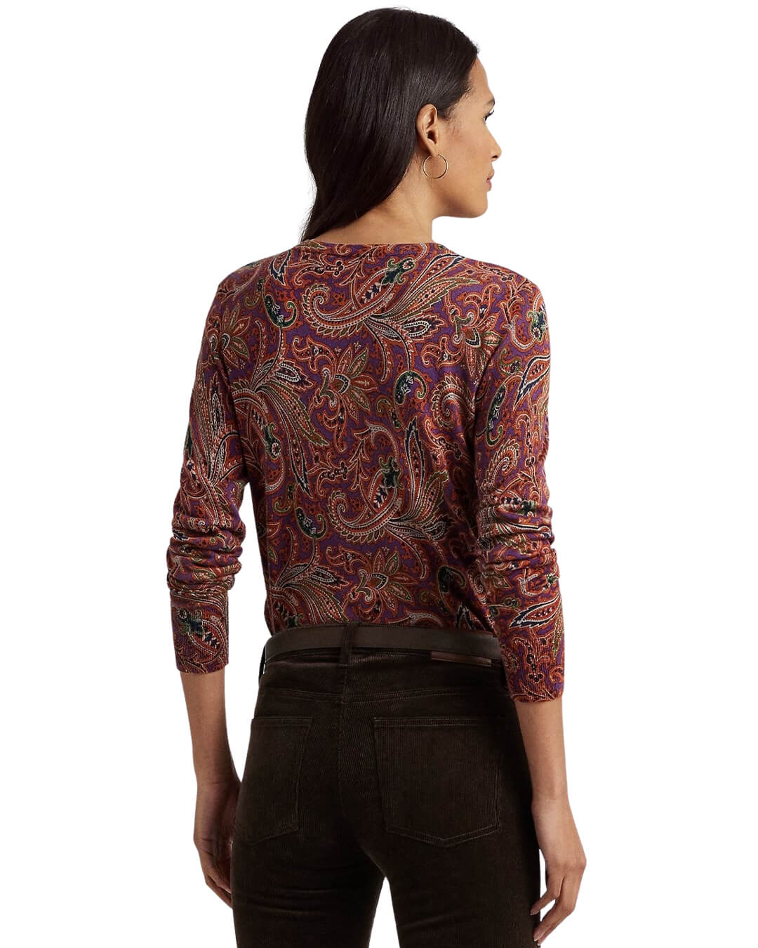 Lauren By Ralph Lauren Jumpers Lauren by Ralph Lauren Paisley Cotton-Blend Sweater
