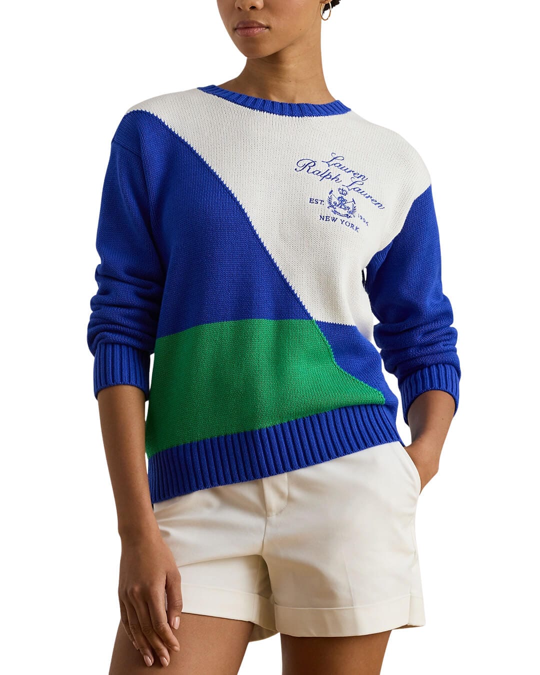 Lauren By Ralph Lauren Jumpers Lauren By Ralph Lauren Riednee Ls Pullover Blue Jumper
