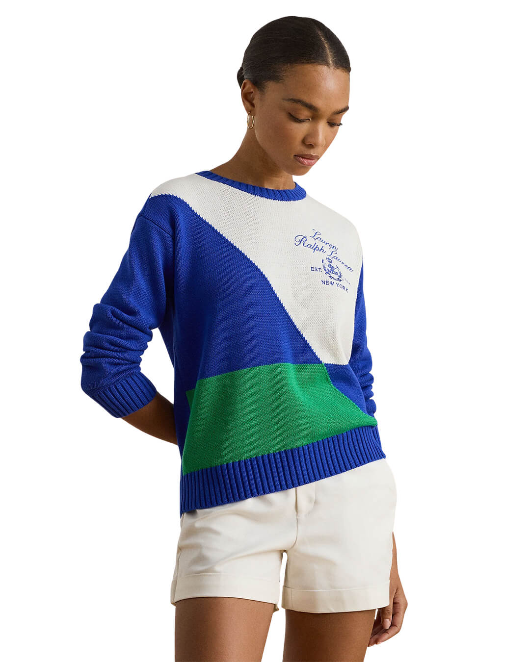 Lauren By Ralph Lauren Jumpers Lauren By Ralph Lauren Riednee Ls Pullover Blue Jumper