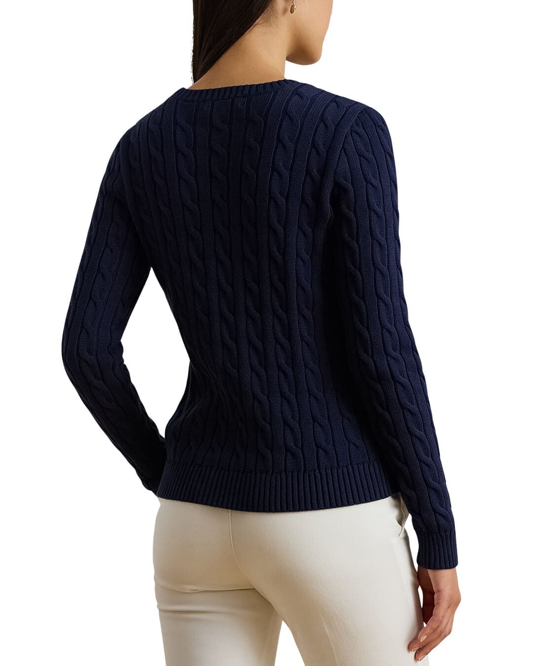 Lauren By Ralph Lauren Jumpers Lauren By Ralph Lauren Rinett Ls Pullover Navy Jumper