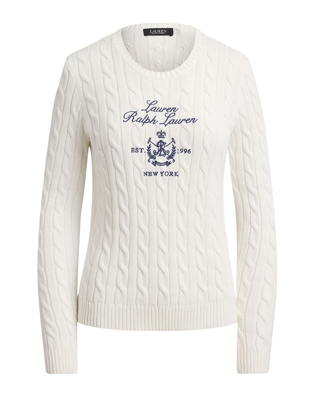 Lauren By Ralph Lauren Jumpers Lauren By Ralph Lauren Rinett Ls Pullover White Jumper