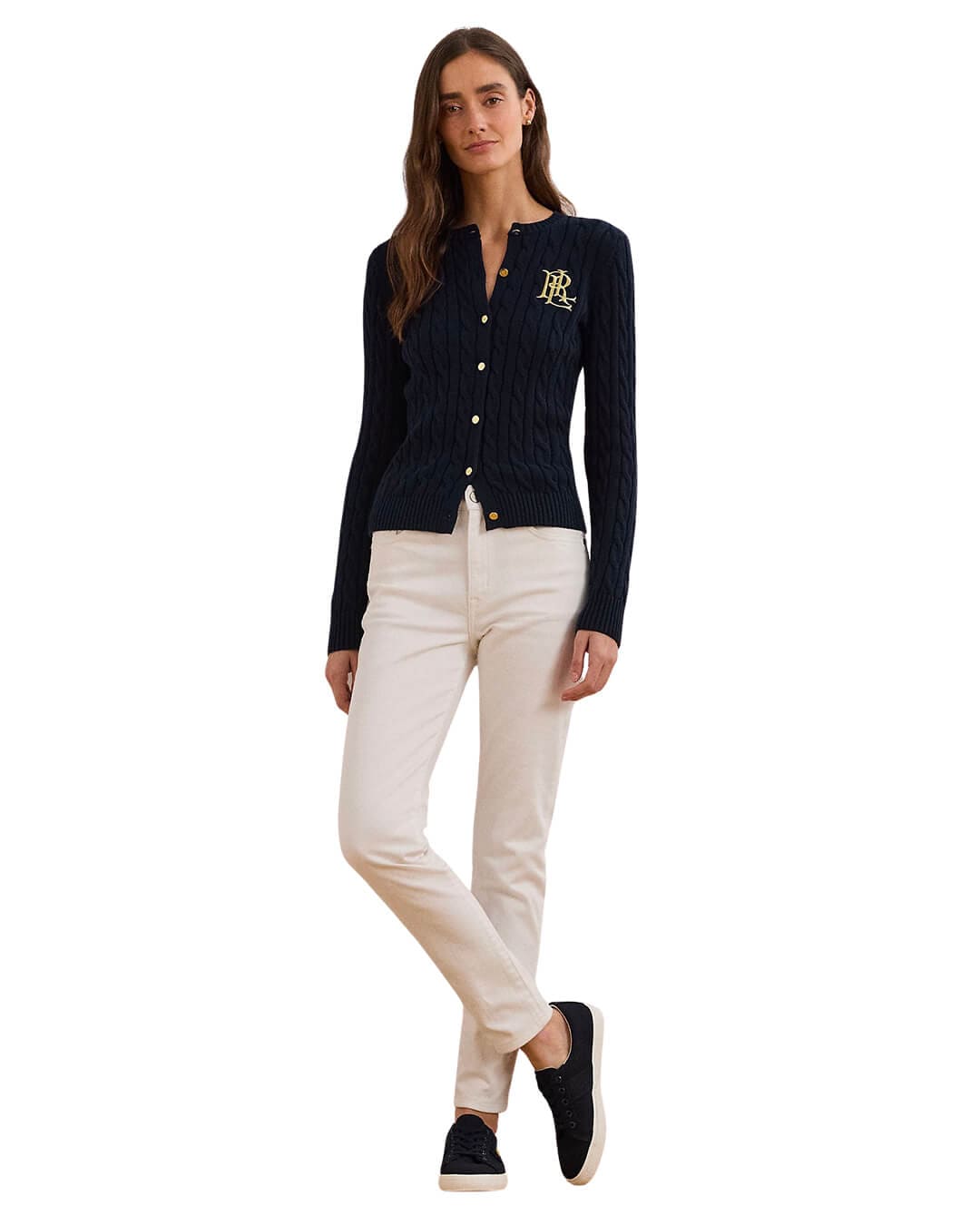 Lauren By Ralph Lauren Jumpers RALHAN LS CARDIGAN NAVY