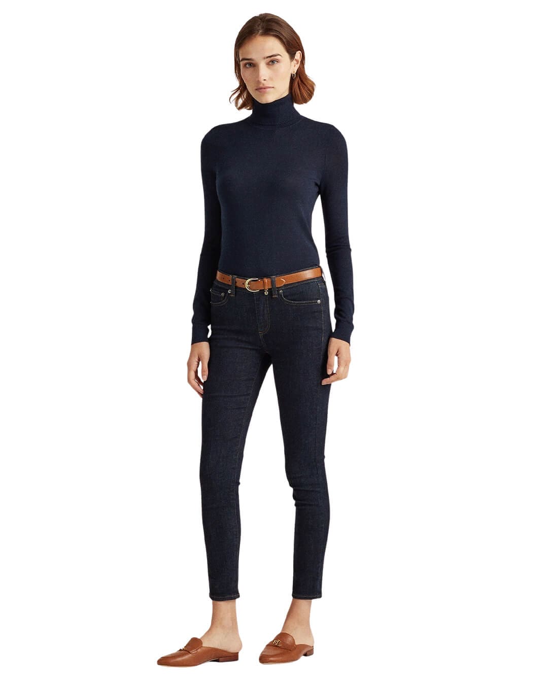 Lauren By Ralph Lauren Jumpers ZOE-LONG SLEEVE-SWEATER LAUREN NAVYAW23