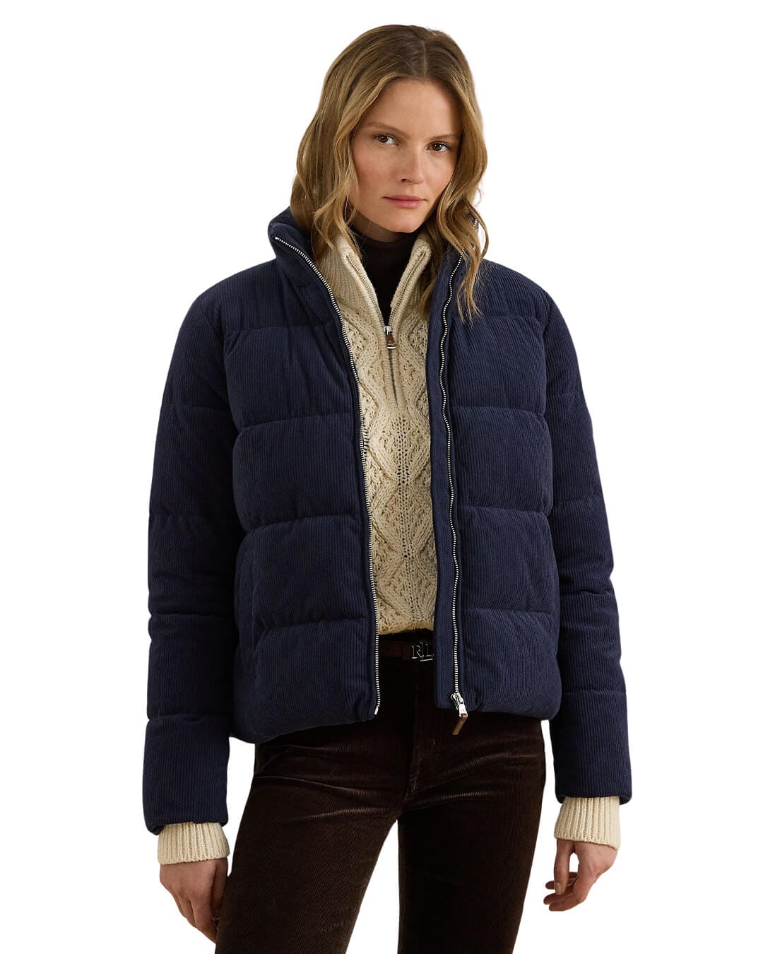 Lauren By Ralph Lauren Outerwear Lauren By Ralph Lauren Navy Insulated Coat