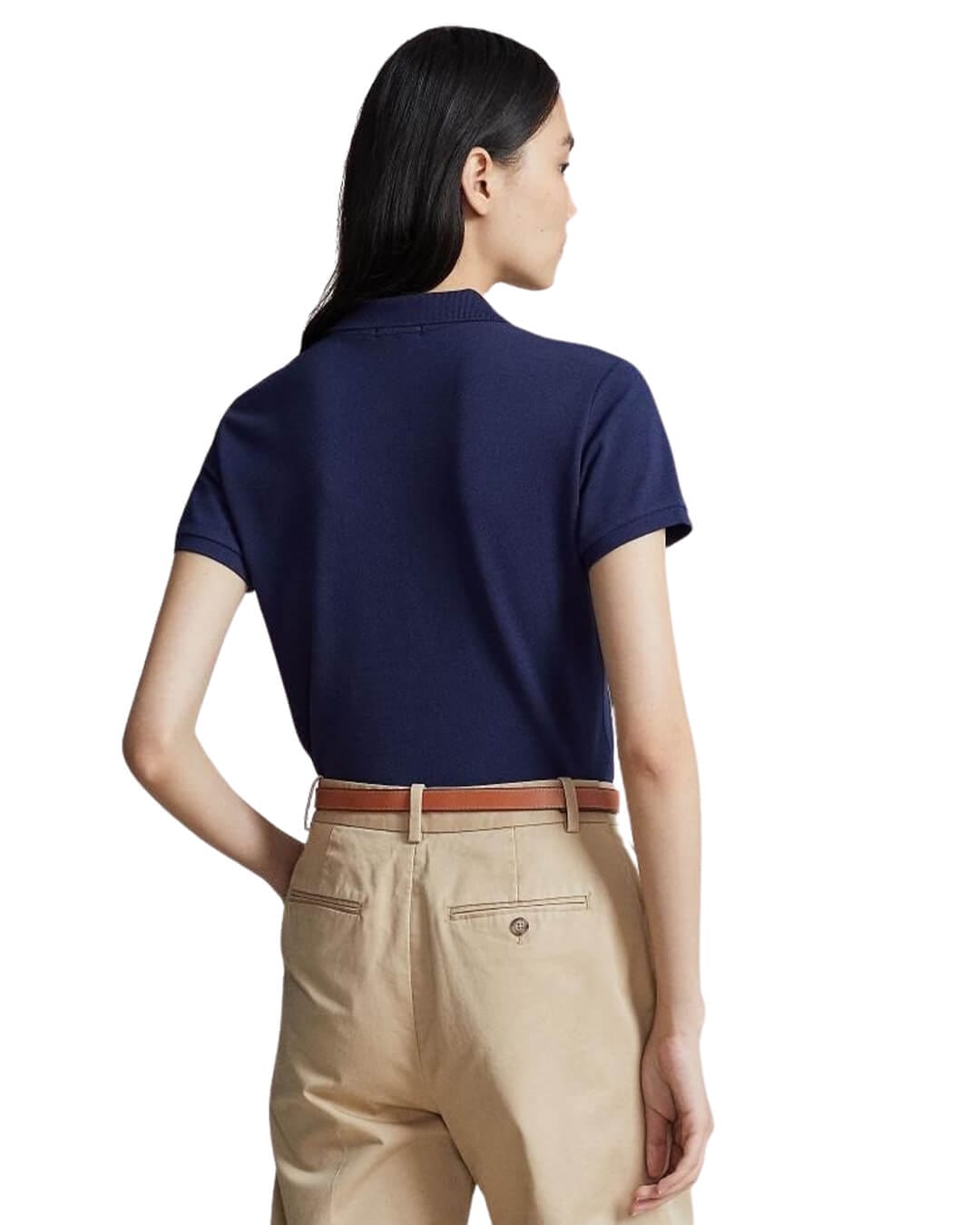 Lauren By Ralph Lauren Polo Shirts JULIE SS POLO SHIRT Navy SS24 211870245002