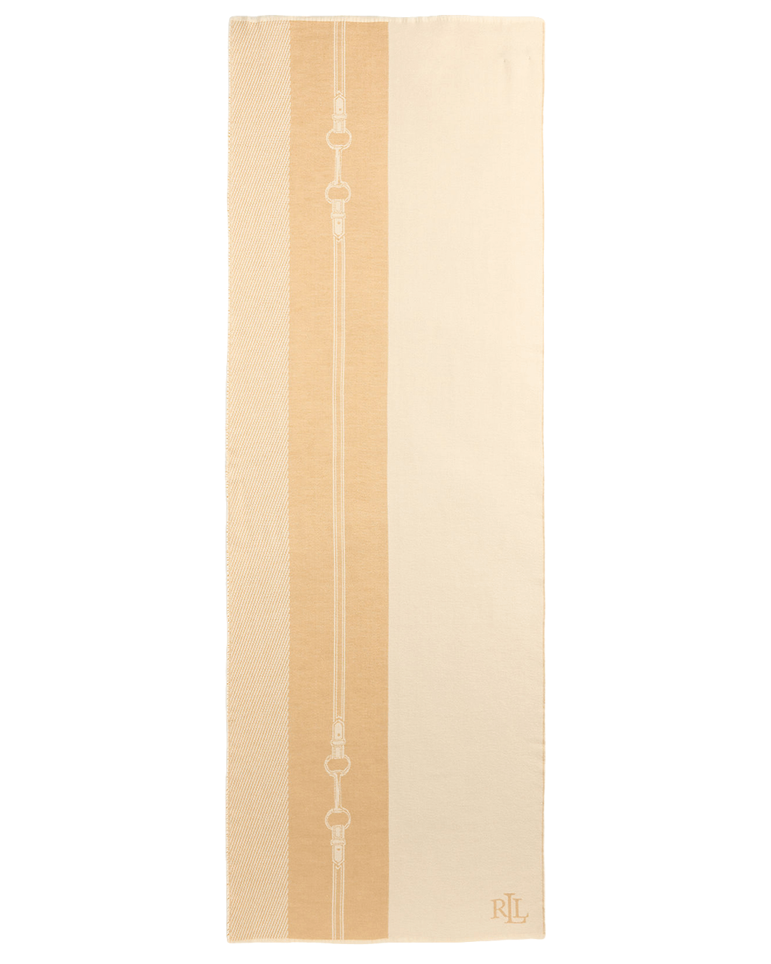Lauren By Ralph Lauren Scarves ONE Lauren by Ralph Lauren Cream Jacquard Wrap Scarf