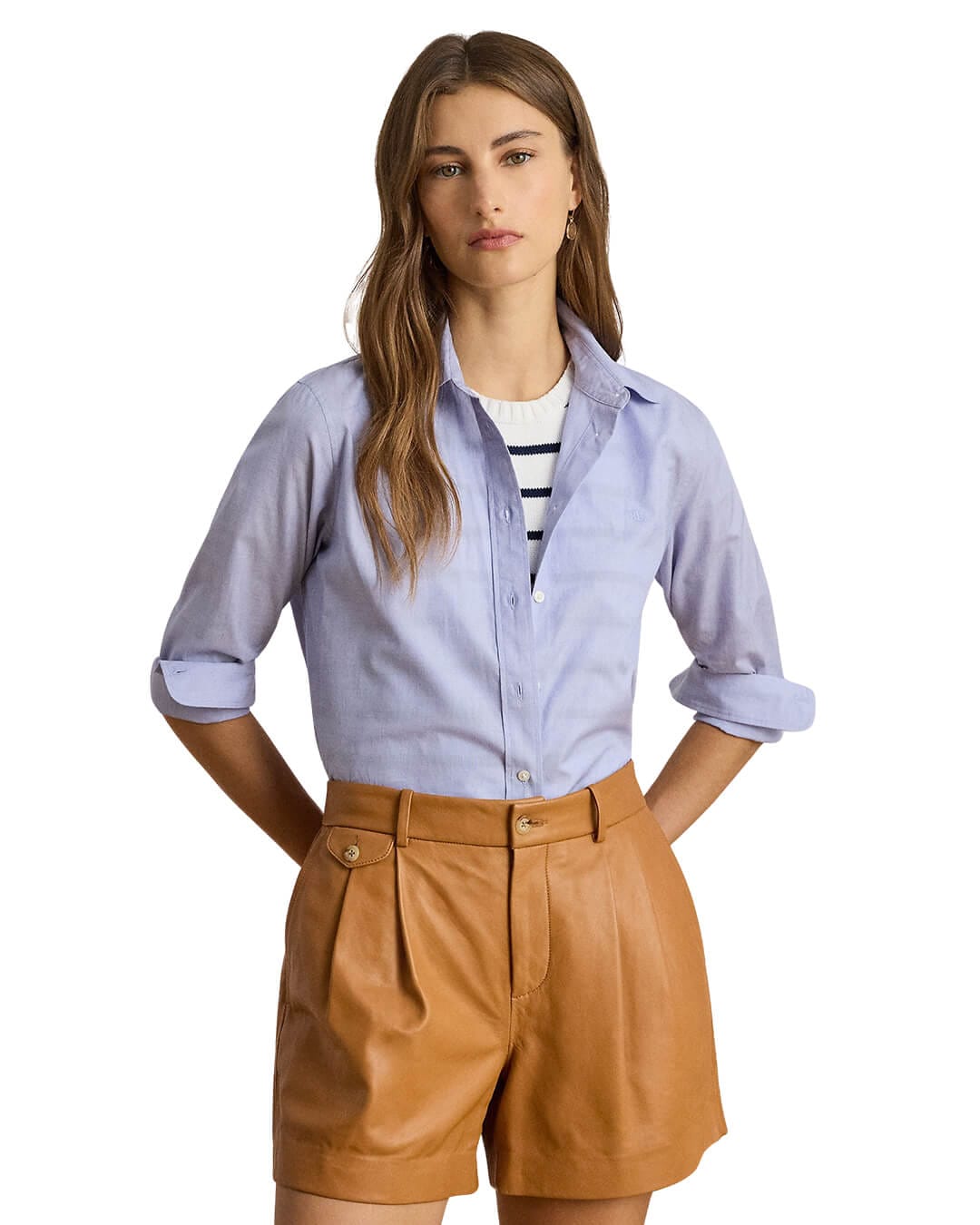 Lauren By Ralph Lauren Shirts Lauren By Ralph Lauren Blue  Jamelko Shirt