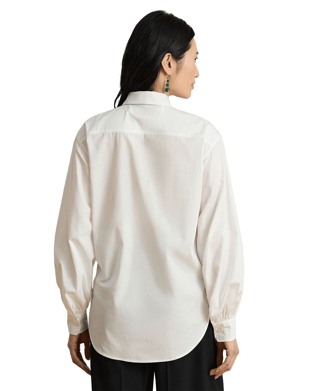 Lauren By Ralph Lauren Shirts Lauren by Ralph Lauren White Woven Sport Shirt