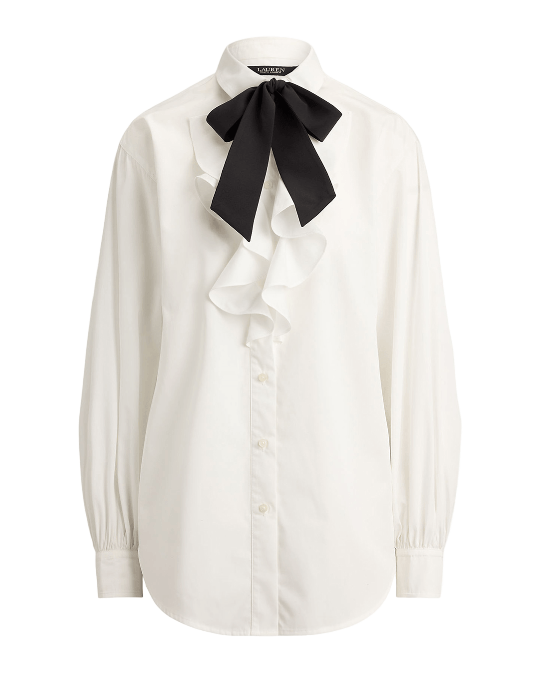 Lauren By Ralph Lauren Shirts Lauren by Ralph Lauren White Woven Sport Shirt