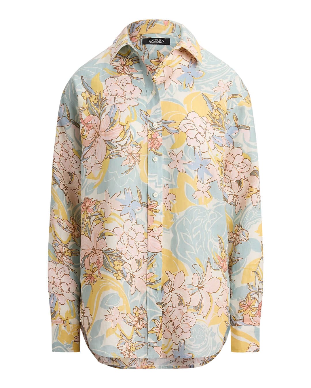 Lauren By Ralph Lauren Shirts Lauren By Ralph Lauren Woven Sport Linen Shirt White Shirt
