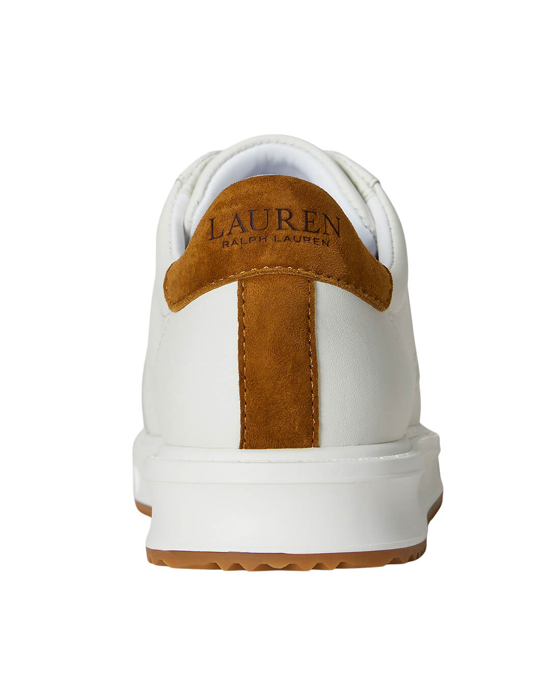 Lauren By Ralph Lauren Shoes AINSLEY TWO-TONE LEATHER &amp; SUEDE SNEAKER WHITE