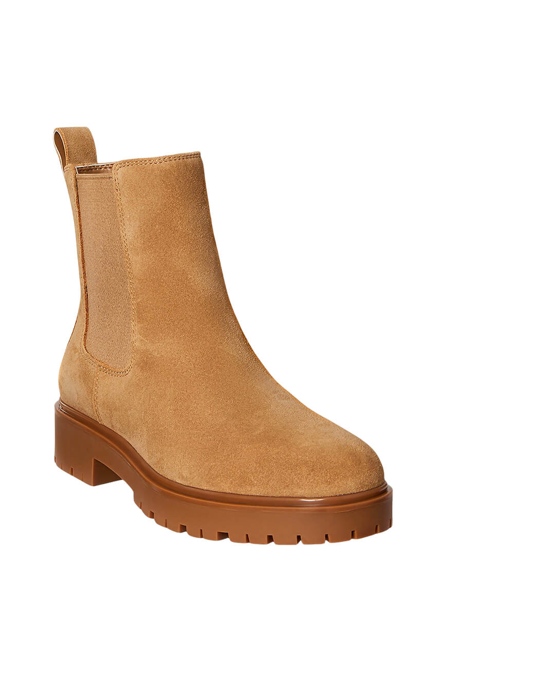 Lauren By Ralph Lauren Shoes ALLYSON SUEDE BOOTIE MEDIUM BEIGE