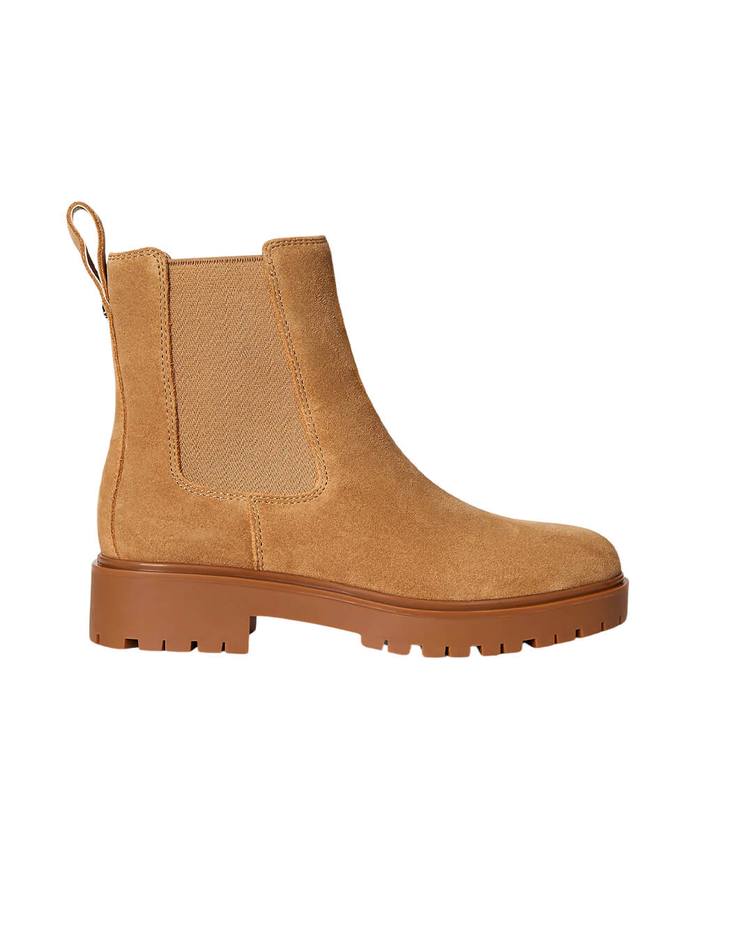 Lauren By Ralph Lauren Shoes ALLYSON SUEDE BOOTIE MEDIUM BEIGE