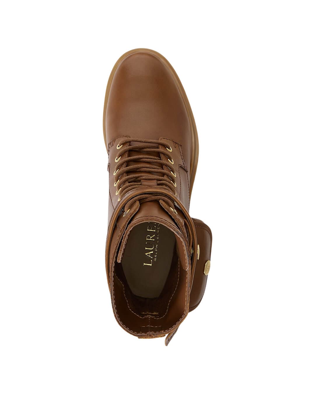 Lauren By Ralph Lauren Shoes CAMMIE-BOOTS-MID BOOT DEEP SADDLE TANAW23