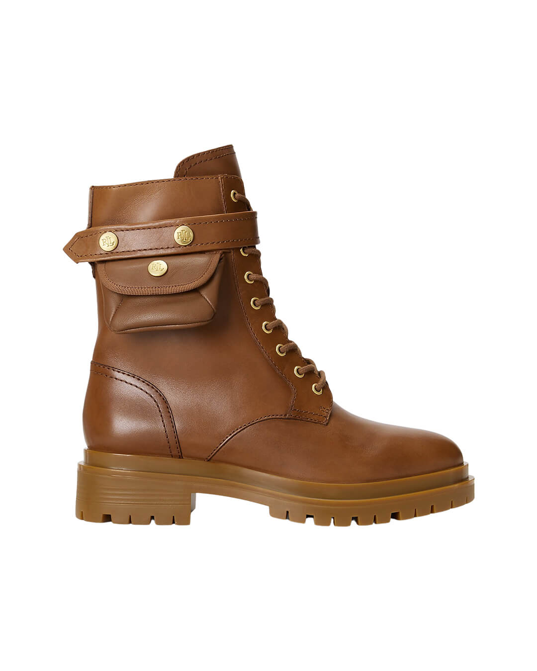 Lauren By Ralph Lauren Shoes CAMMIE-BOOTS-MID BOOT DEEP SADDLE TANAW23