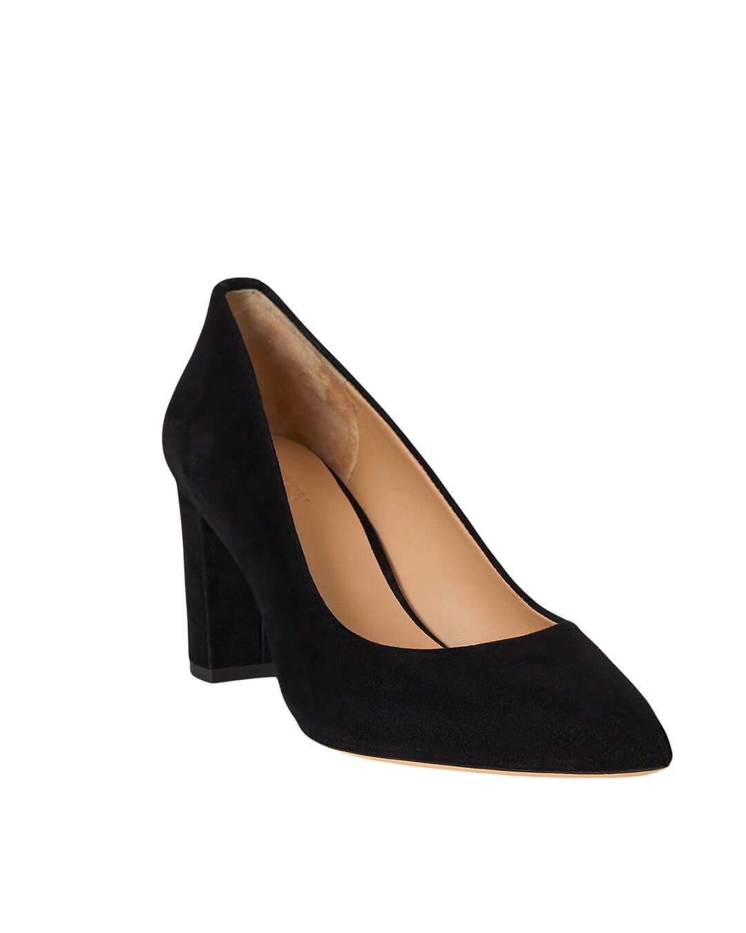 Lauren By Ralph Lauren Shoes LANETTE SUEDE BLOCK-HEEL PUMP BLACK