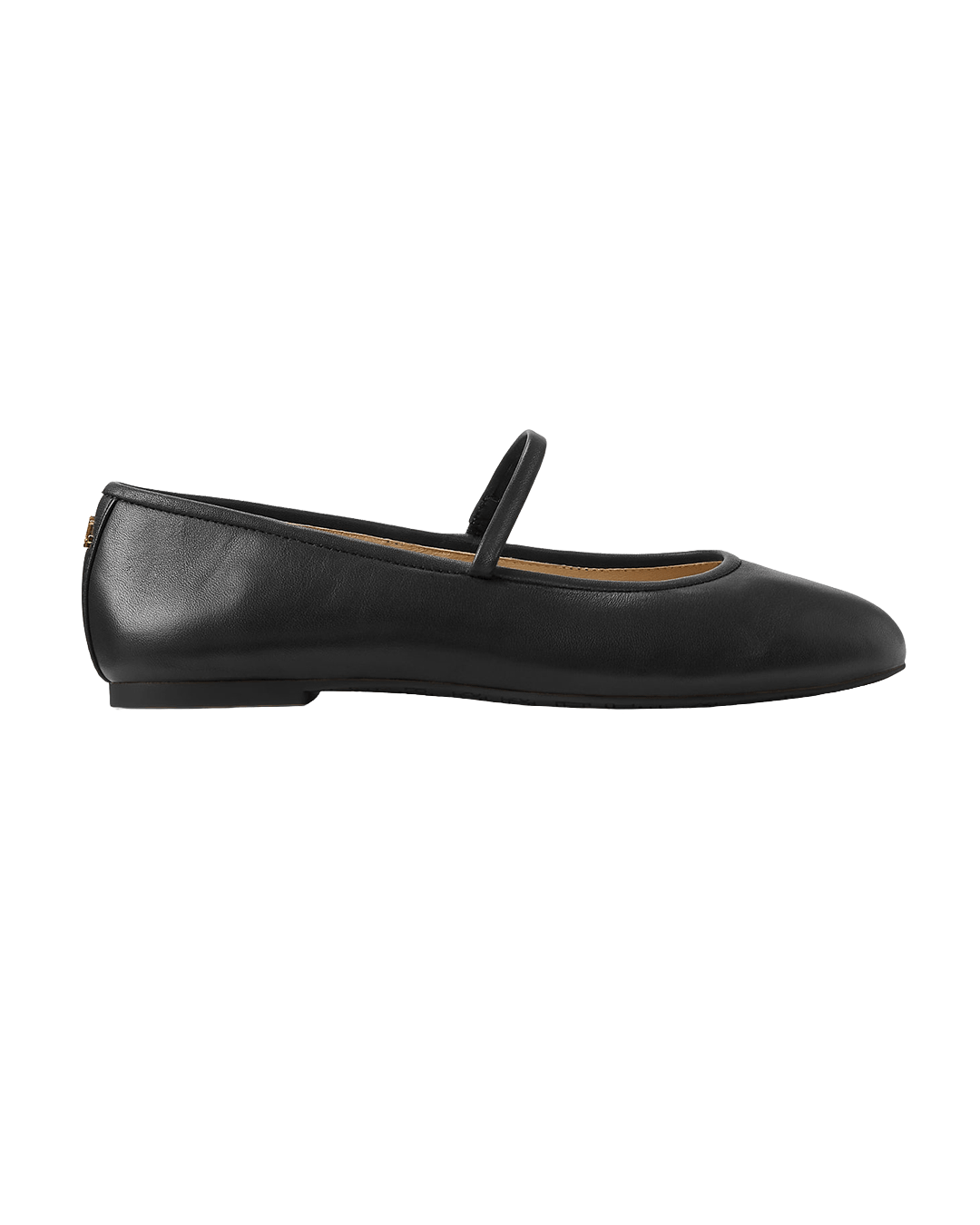Lauren By Ralph Lauren Shoes Lauren Black Lauren Jayna Nappa Leather Mary Jane Flat Black