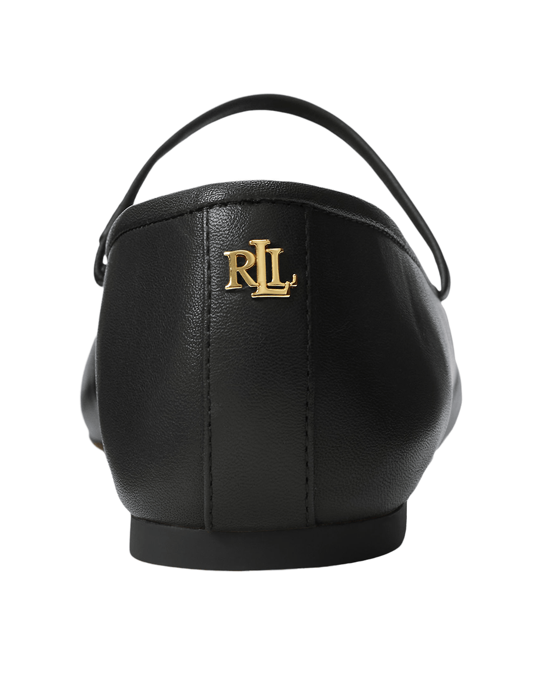 Lauren By Ralph Lauren Shoes Lauren Black Lauren Jayna Nappa Leather Mary Jane Flat Black