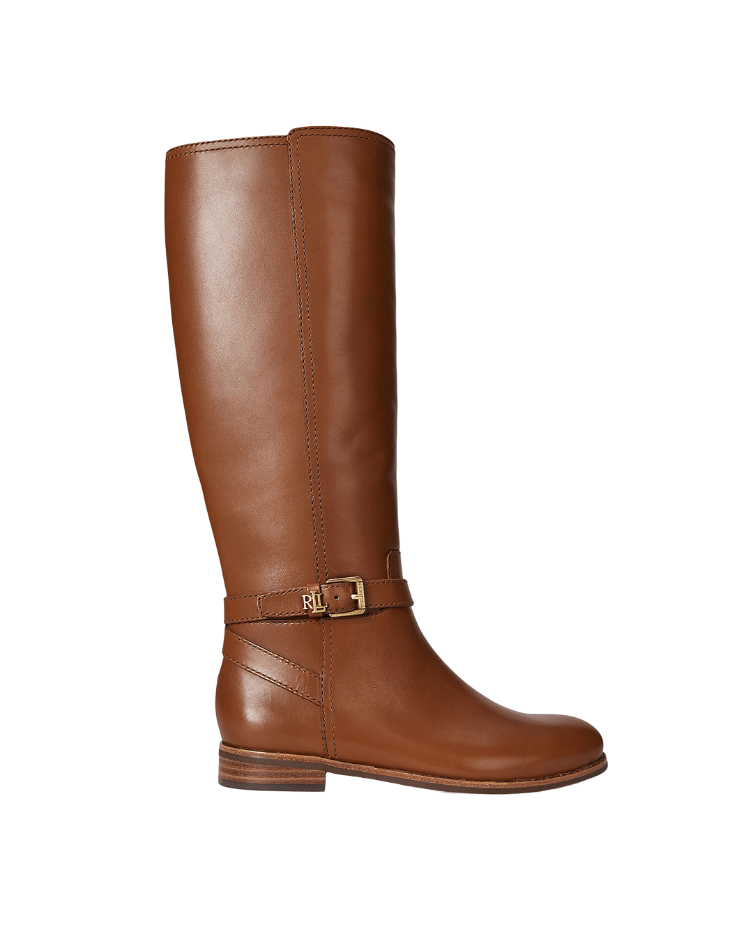 Lauren By Ralph Lauren Shoes Lauren Brown Lauren Brooke Ii Calfskin Tall Boot Brown