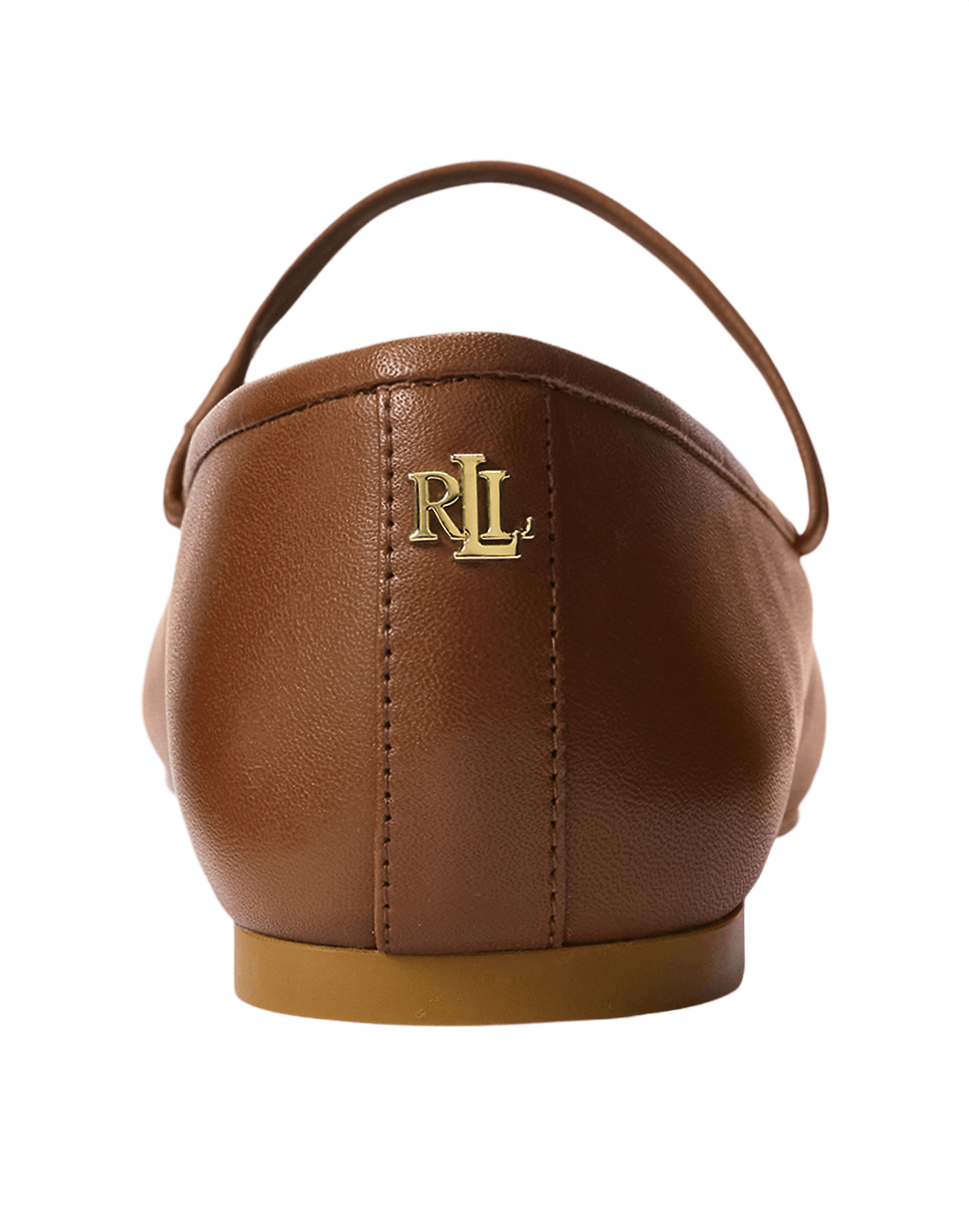 Lauren By Ralph Lauren Shoes Lauren Brown Lauren Jayna Nappa Leather Mary Jane Flat Brown