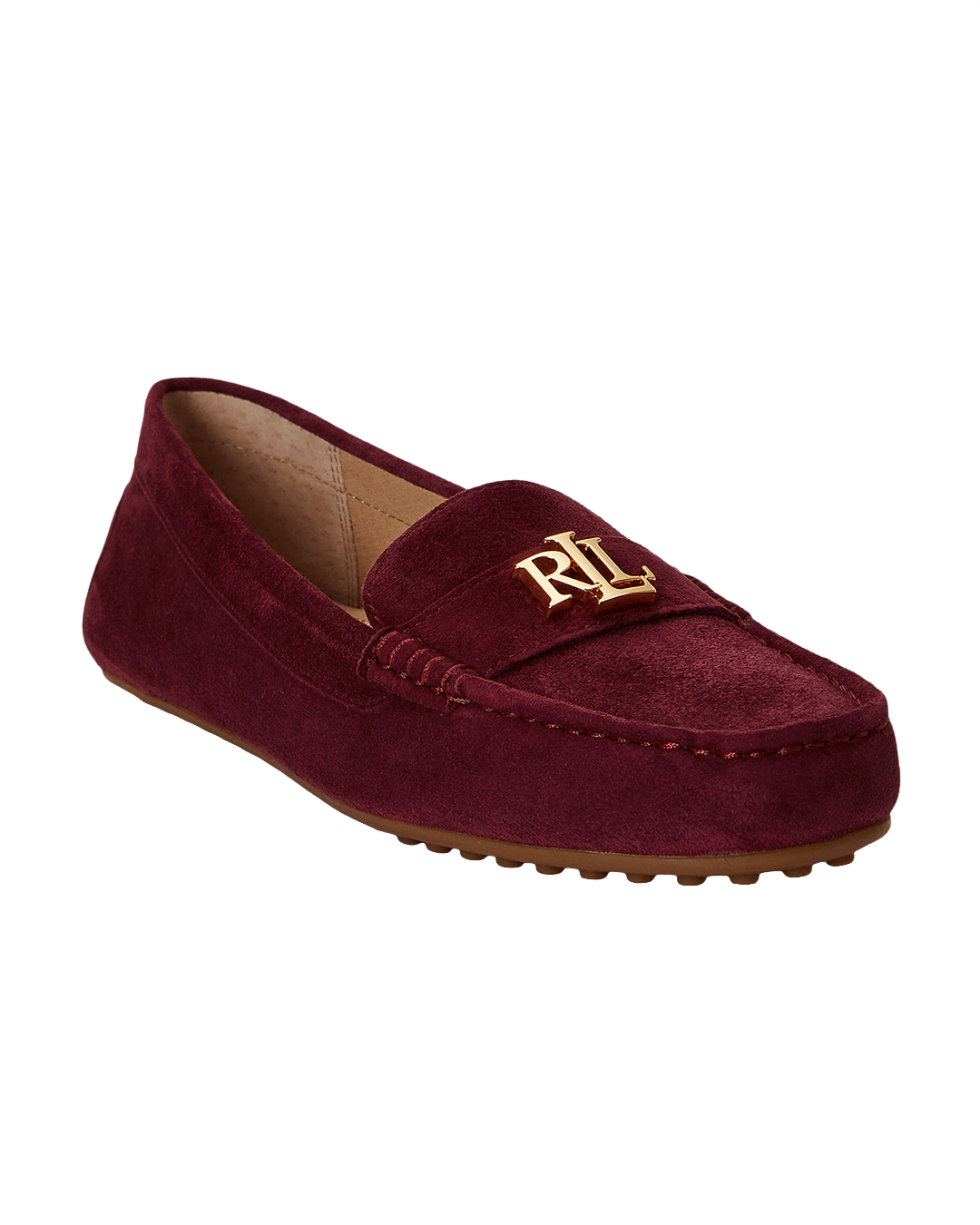 Lauren By Ralph Lauren Shoes Lauren by Ralph Lauren Red Barnsbury Suede Loafers
