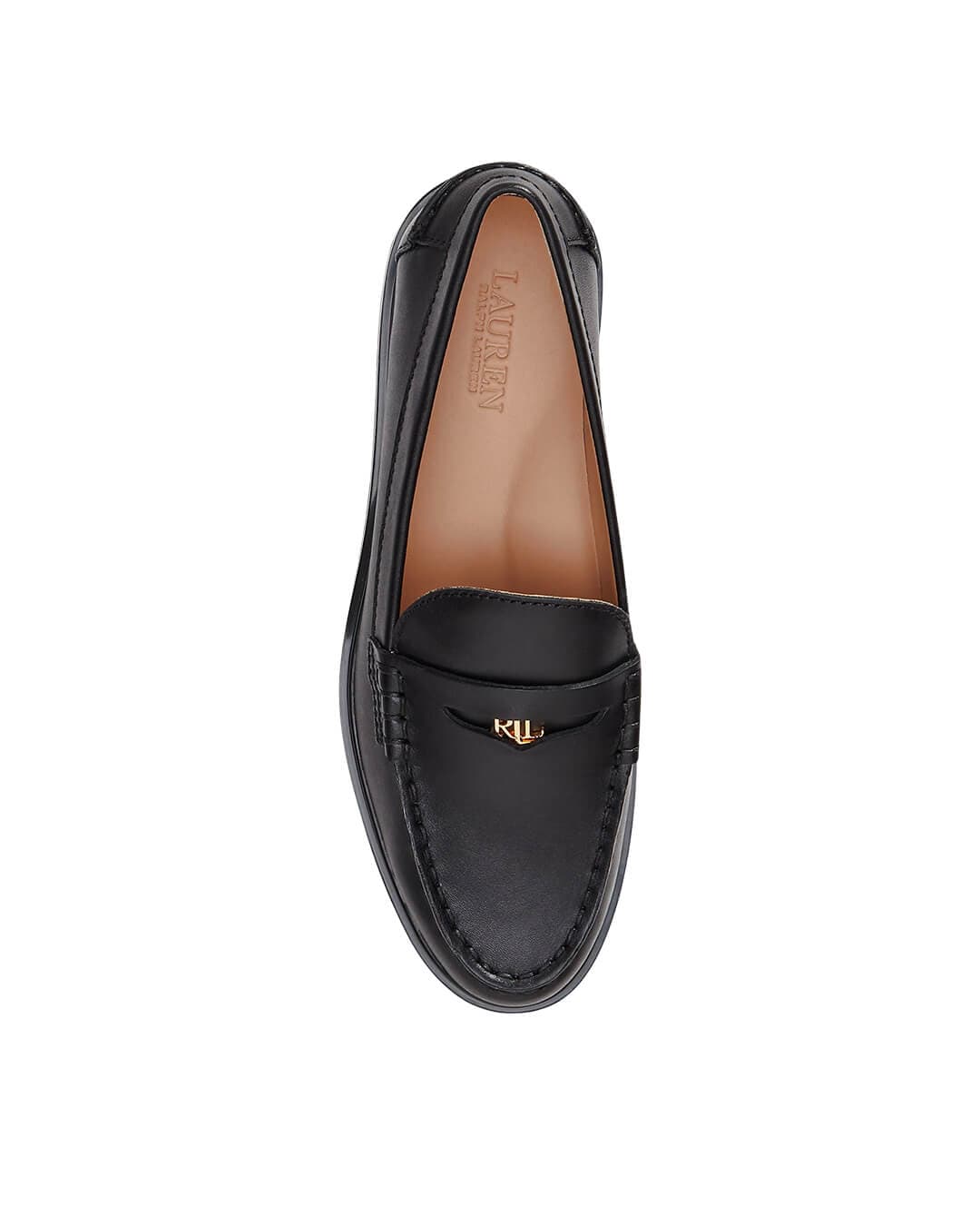 Lauren By Ralph Lauren Shoes MARLI CALFSKIN PENNY LOAFER BLACK