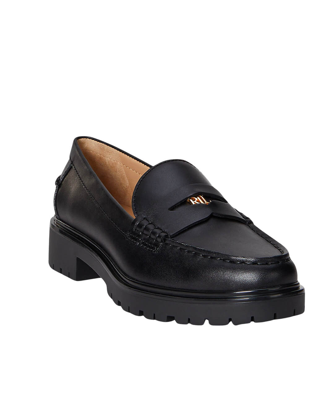 Lauren By Ralph Lauren Shoes MARLI CALFSKIN PENNY LOAFER BLACK