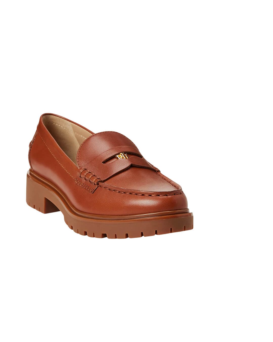 Lauren By Ralph Lauren Shoes MARLI CALFSKIN PENNY LOAFER BROWN