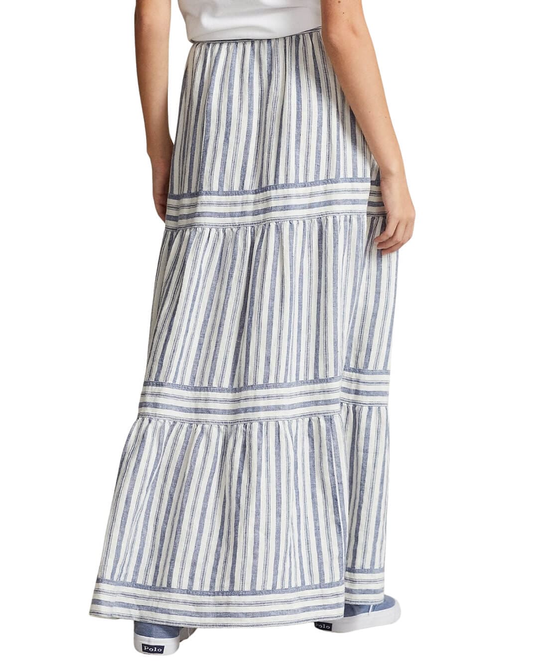 Lauren By Ralph Lauren Skirts Lauren By Ralph Lauren Blue Maxi Striped Skirt