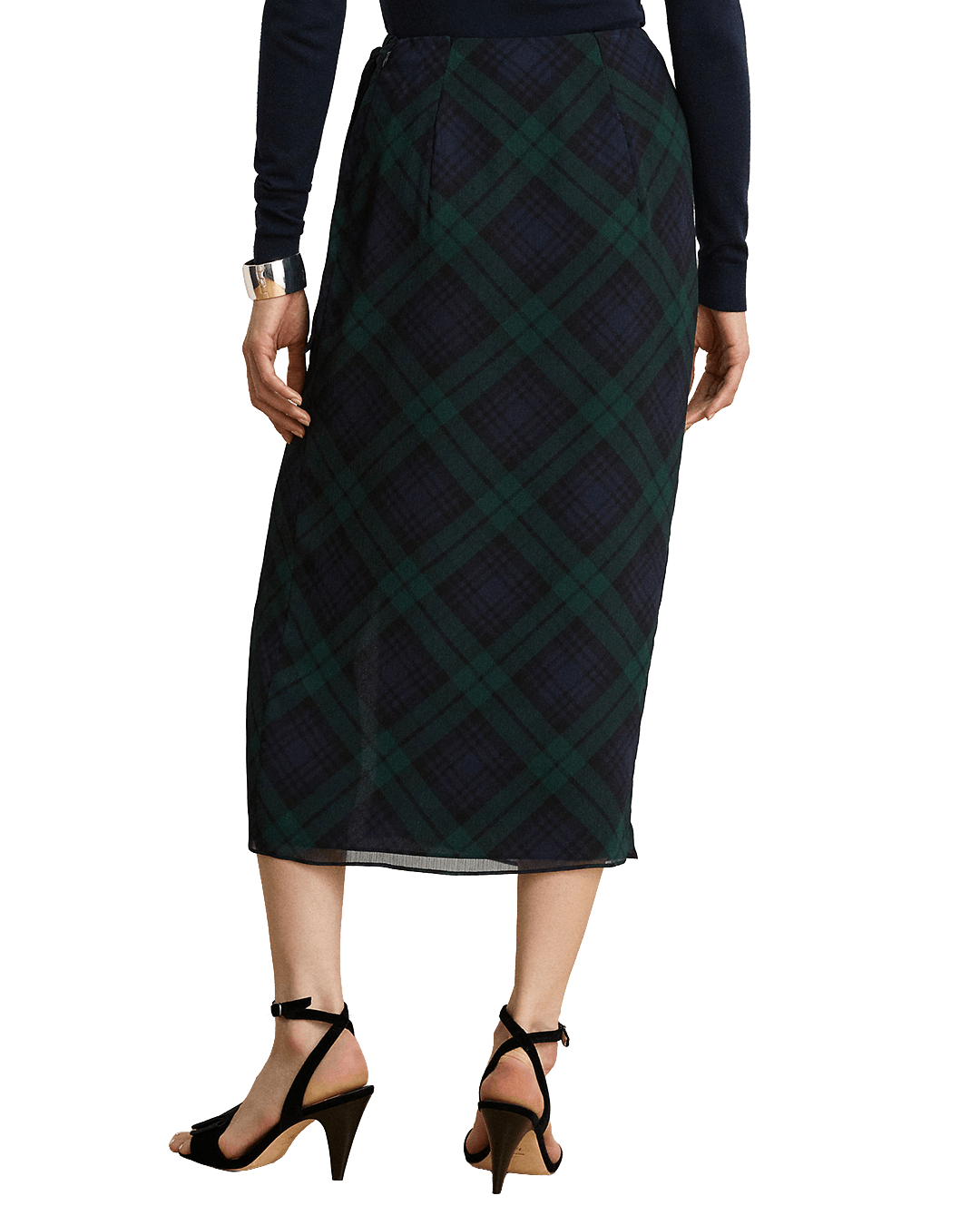 Lauren By Ralph Lauren Skirts Lauren by Ralph Lauren Navy Woven Sarong Skirt