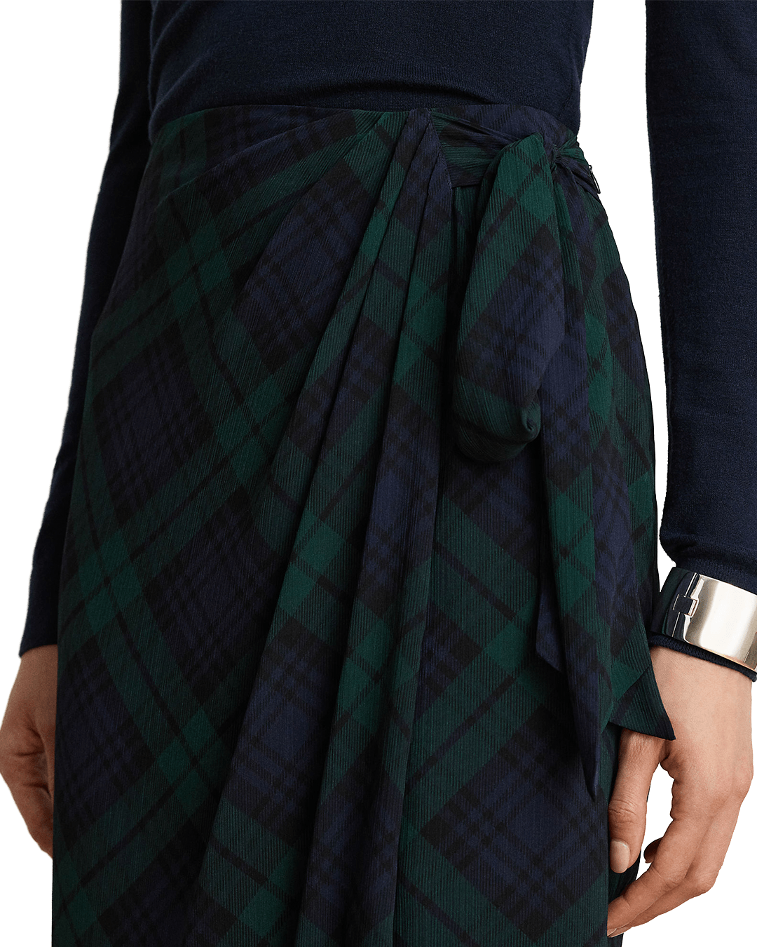 Lauren By Ralph Lauren Skirts Lauren by Ralph Lauren Navy Woven Sarong Skirt