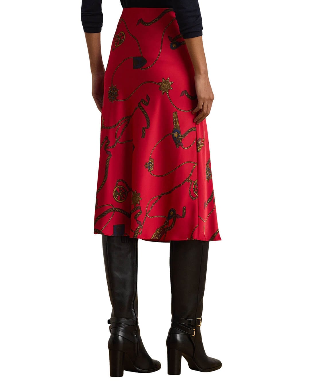 Lauren by Ralph Lauren Skirts Lauren by Ralph Lauren Red Sharaemid A Line Skirt