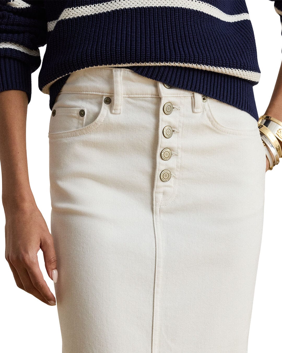 Lauren By Ralph Lauren Skirts Lauren By Ralph Lauren White Rindalle  Skirt