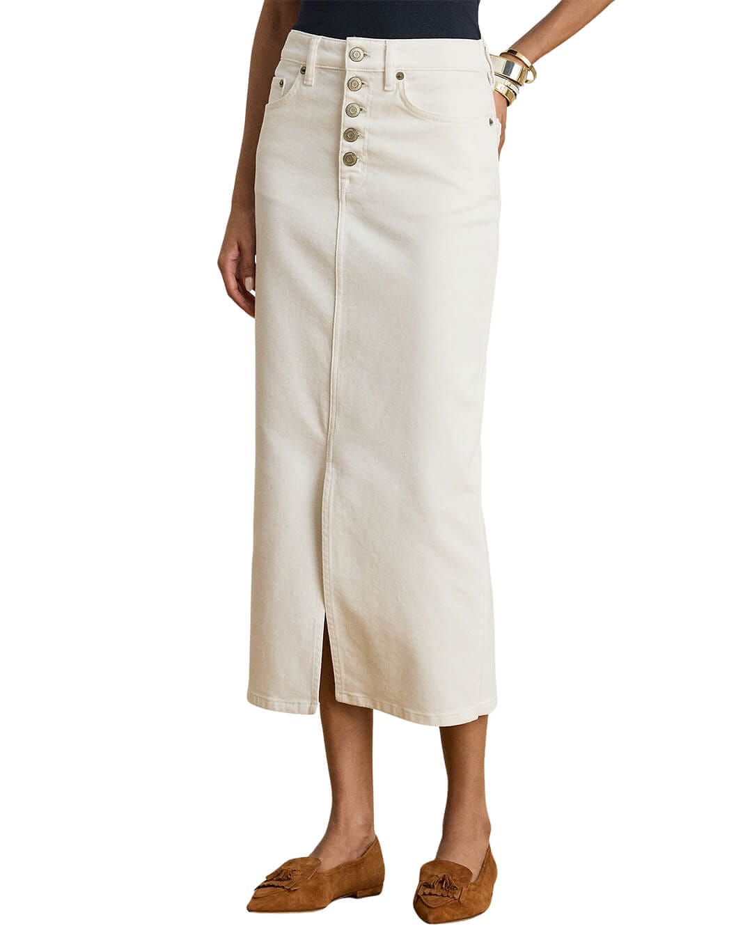 Lauren By Ralph Lauren Skirts Lauren By Ralph Lauren White Rindalle  Skirt