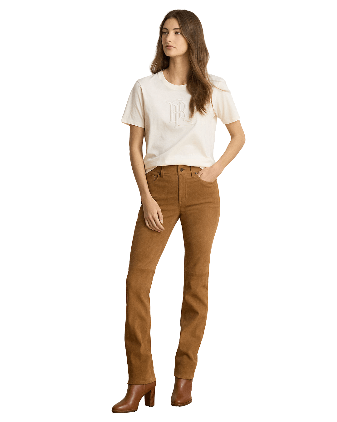 Lauren By Ralph Lauren T-Shirts Lauren by Ralph Lauren Cream Knit T-Shirt
