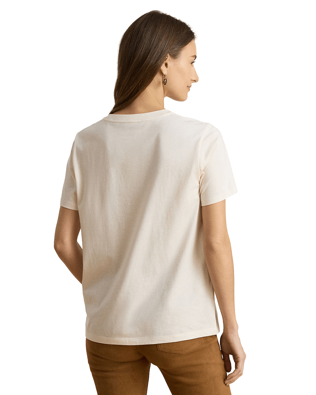 Lauren By Ralph Lauren T-Shirts Lauren by Ralph Lauren Cream Knit T-Shirt