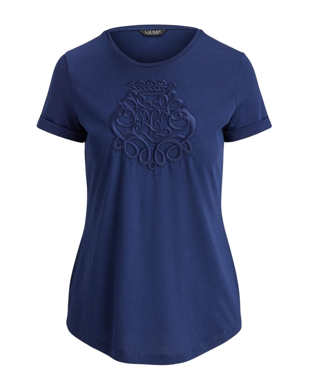 Lauren By Ralph Lauren T-Shirts Lauren By Ralph Lauren Hailly Ss T-Shirt Navy T-Shirt