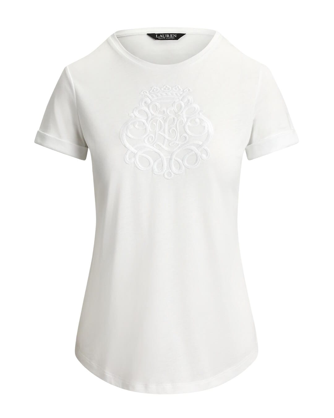 Lauren By Ralph Lauren T-Shirts Lauren By Ralph Lauren Hailly Ss T-Shirt White T-Shirt