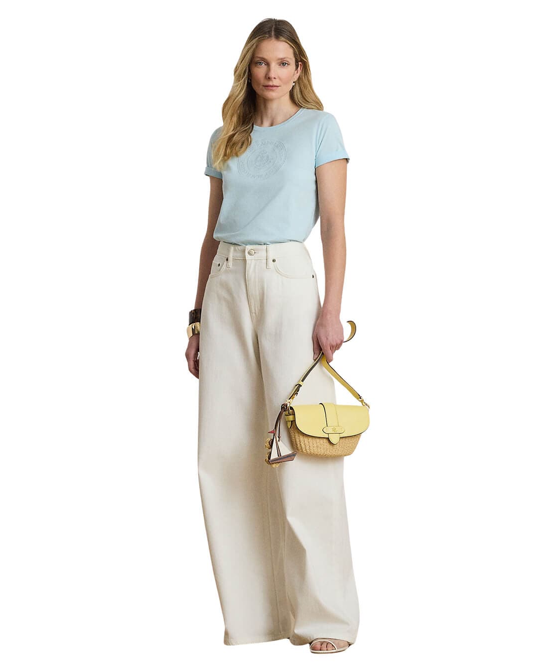 Lauren By Ralph Lauren T-Shirts Lauren By Ralph Lauren Knit T-Shirt Blue T-Shirt