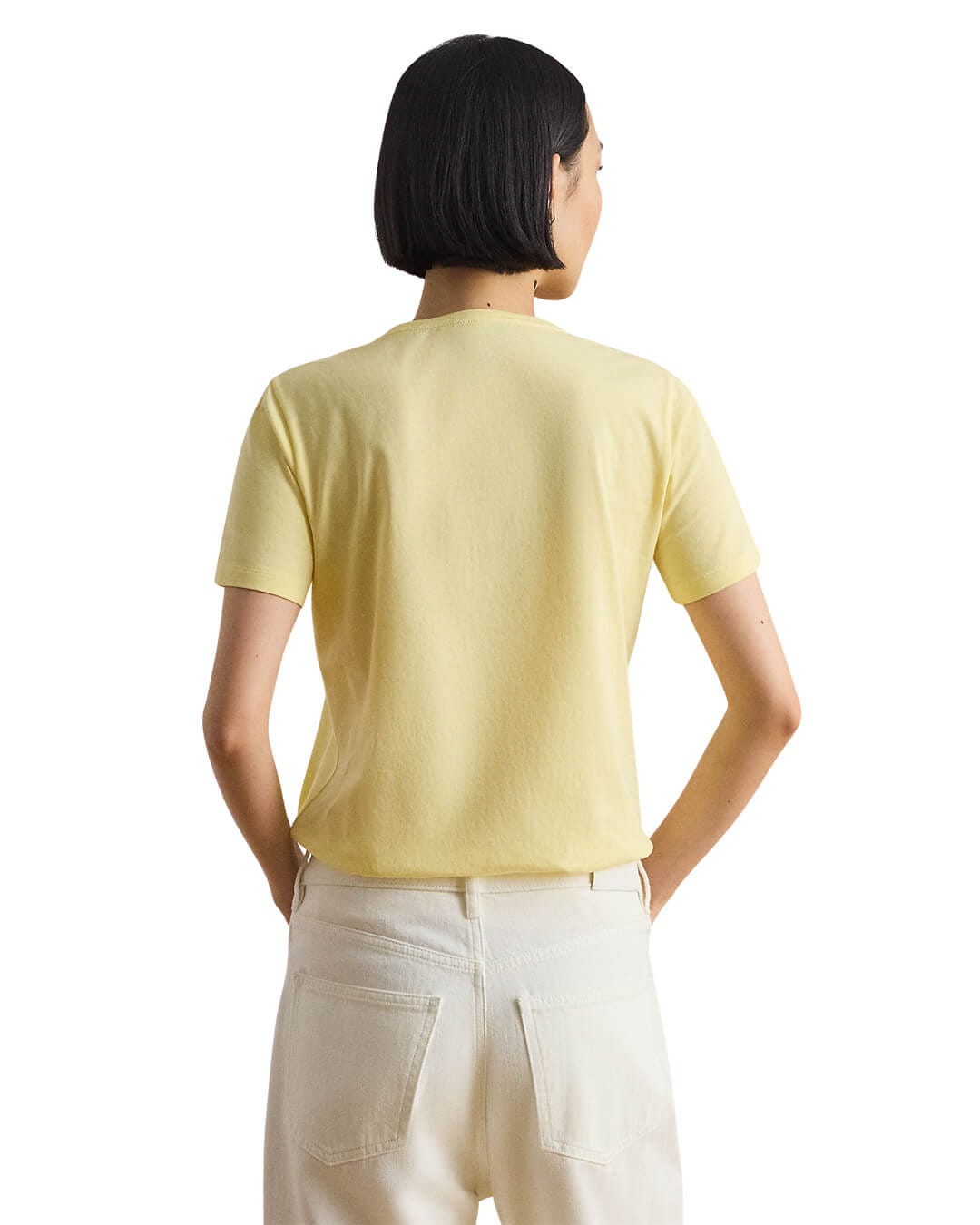Lauren By Ralph Lauren T-Shirts Lauren By Ralph Lauren Knit T-Shirt Yellow T-Shirt
