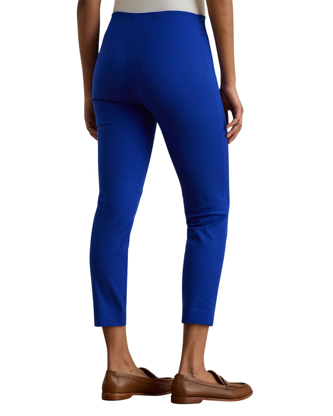 Lauren By Ralph Lauren Trousers Lauren By Ralph Lauren Keslina Crop Skinny Pants Blue Trousers