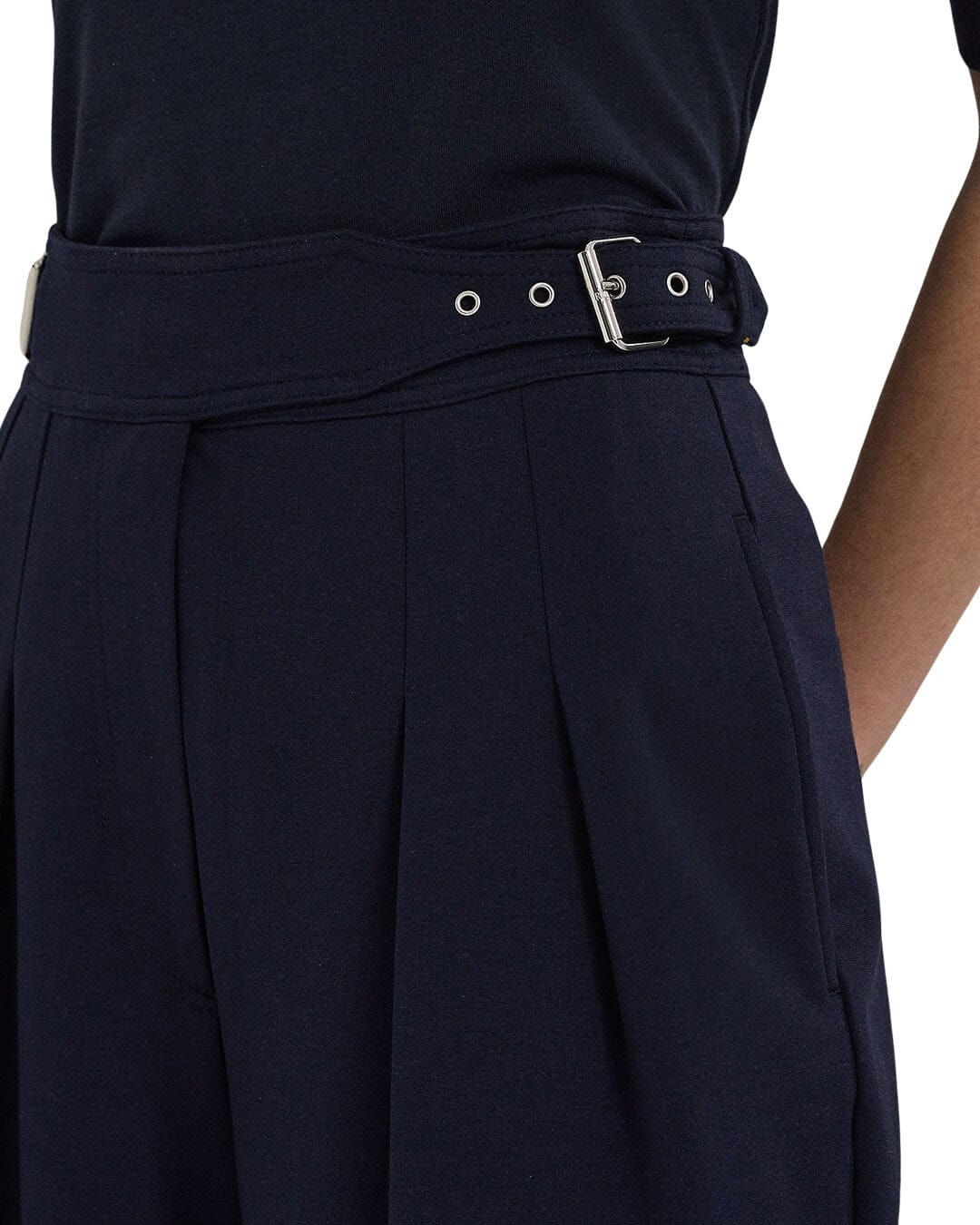 Lauren by Ralph Lauren Trousers Lauren by Ralph Lauren Navy Zattary Cropped Trousers