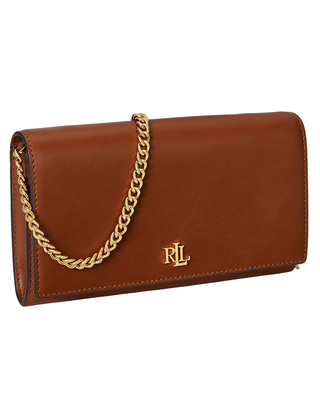 Lauren By Ralph Lauren Wallets ONE Lauren Brown Lauren Leather Medium Adair Ii Crossbody Brown